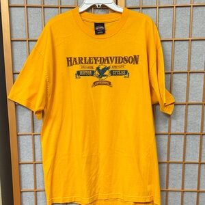 Harley-Davidson Bright Yellow Short-Sleeve Logo T-Shirt